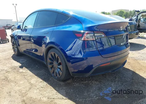 2020 Tesla Model Y Long Range Dual Motor All-Wheel Drive/Performance Dual Motor All-Wheel Drive z USA, uszkodzony, nr VIN 5YJYGDEF0LF001173